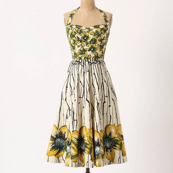 Anthropologie Girls From Savoy Burgeoning Hypericum Dress - Picture 2 of 15